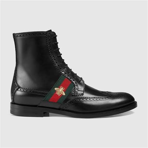 mens gucci boots for cheap|gucci men tie up boots.